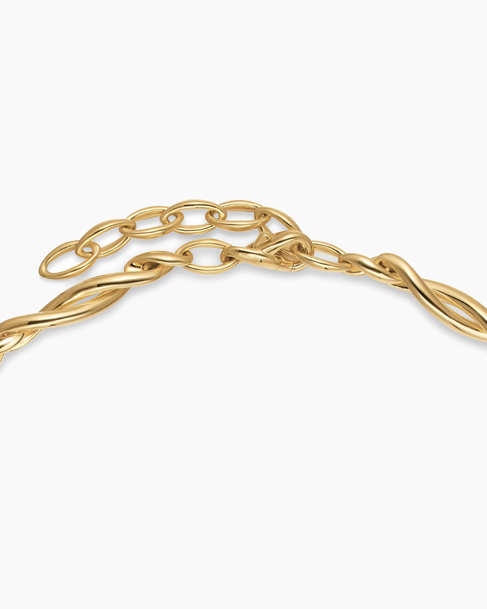 Wisteria® Necklace 18K Yellow Gold with Diamonds, 6mm