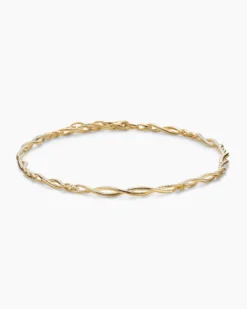 Wisteria® Necklace 18K Yellow Gold with Diamonds, 6mm