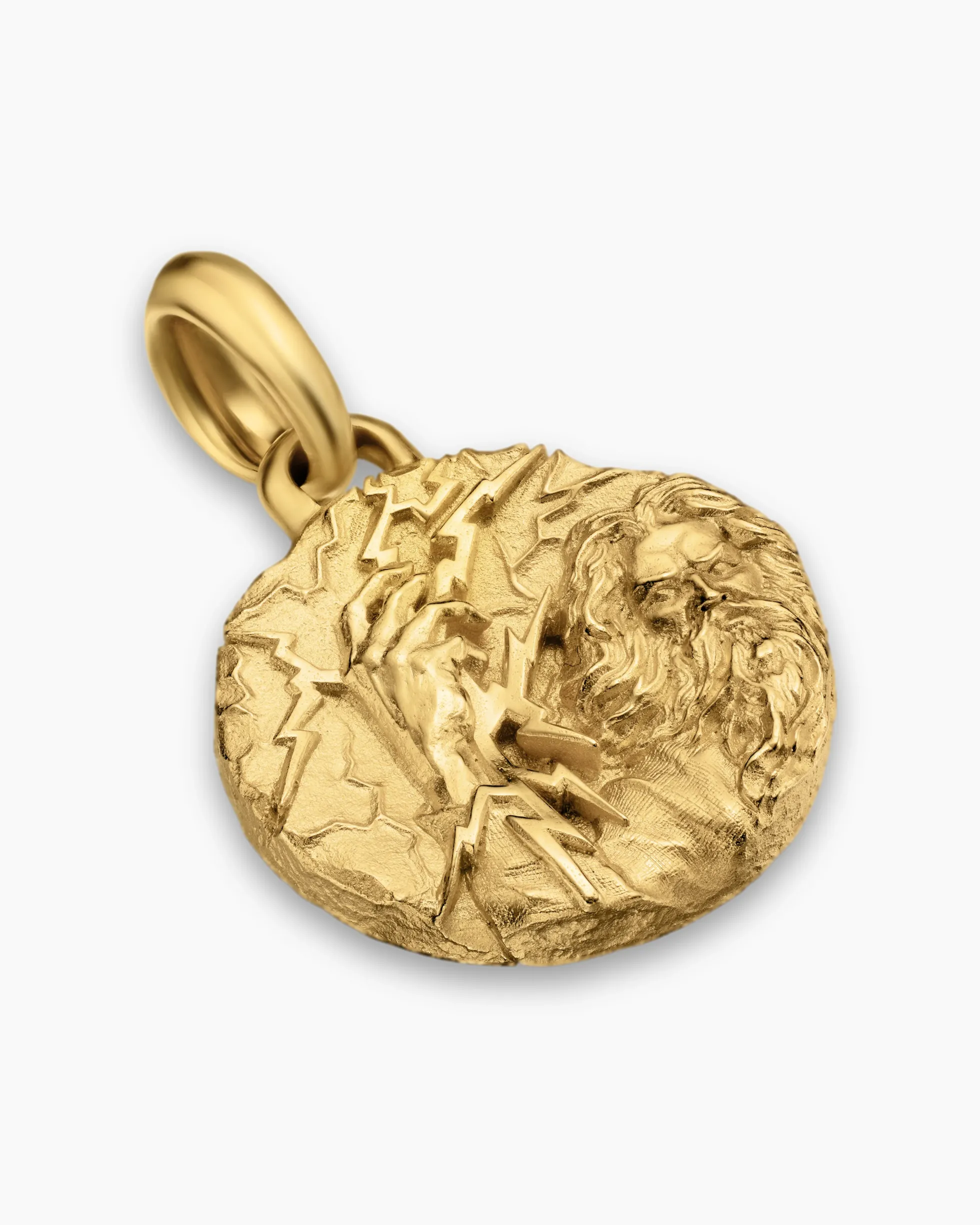 Zeus Amulet 18K Yellow Gold, 24mm
