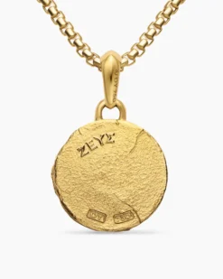 Zeus Amulet 18K Yellow Gold, 24mm