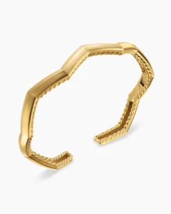 Zig Zag Stax™ Cuff Bracelet 18K Yellow Gold, 5mm